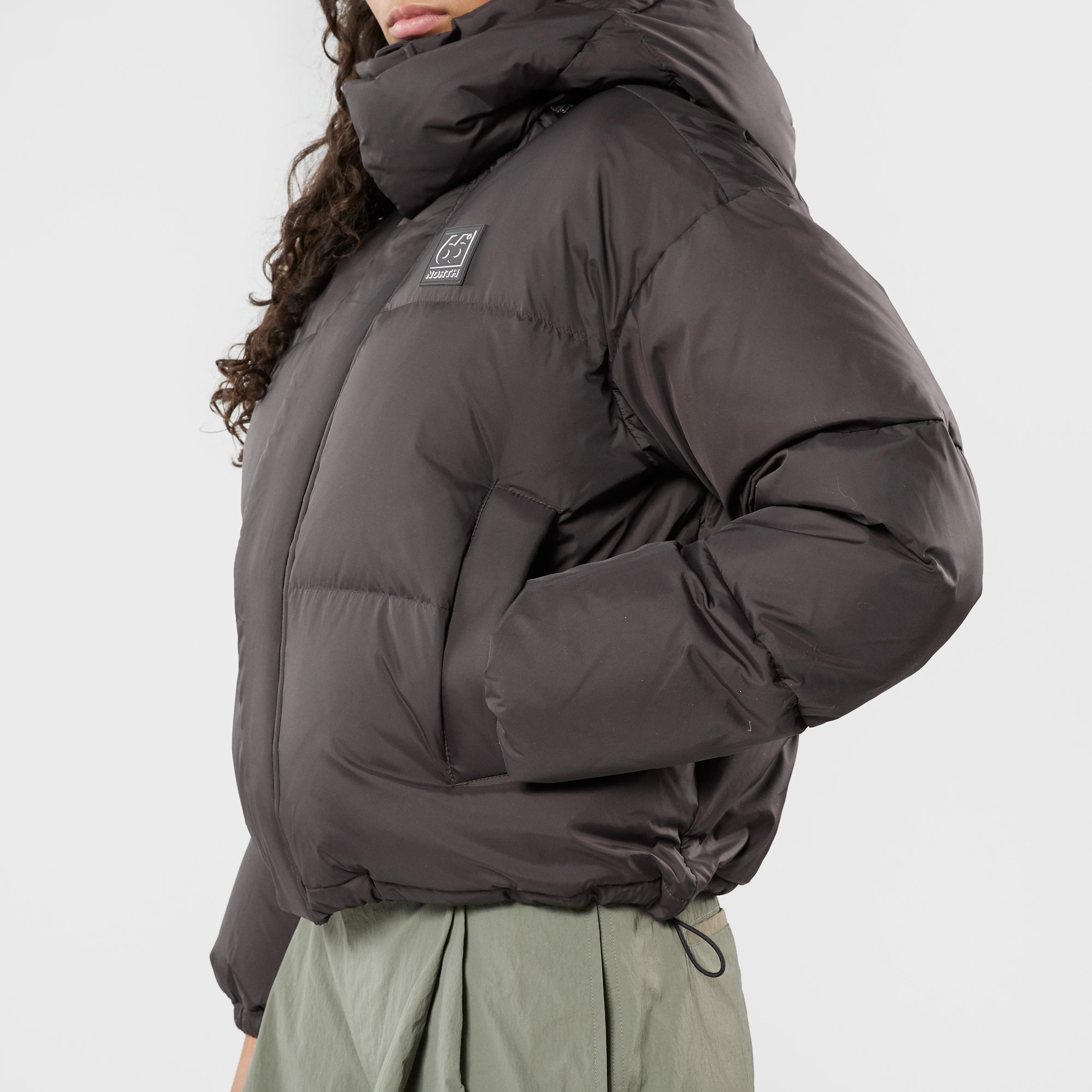 Women's Dyngja Down Cropped Jacket - Image 4