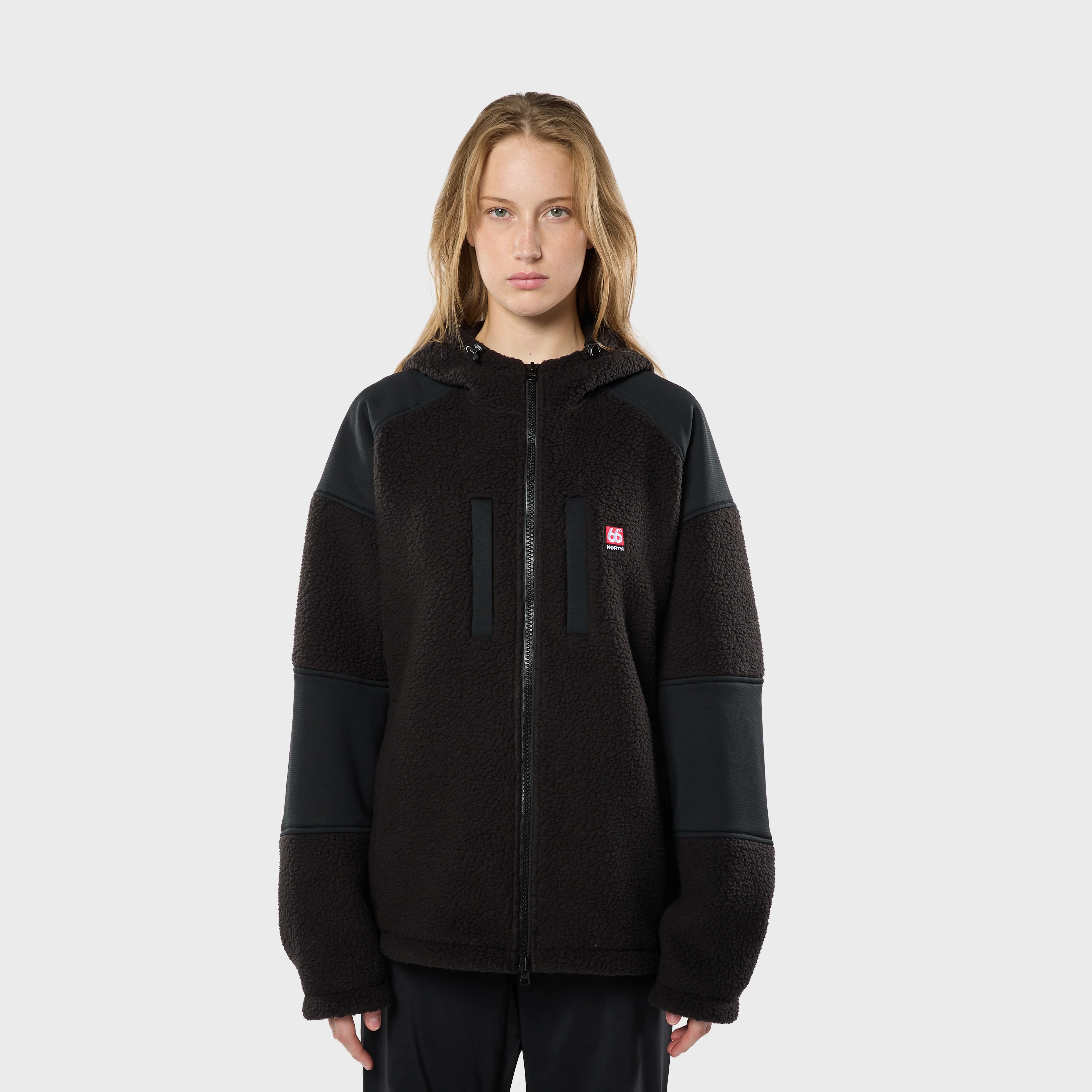 Tindur Shearling Zipped Hoodie - Image 7