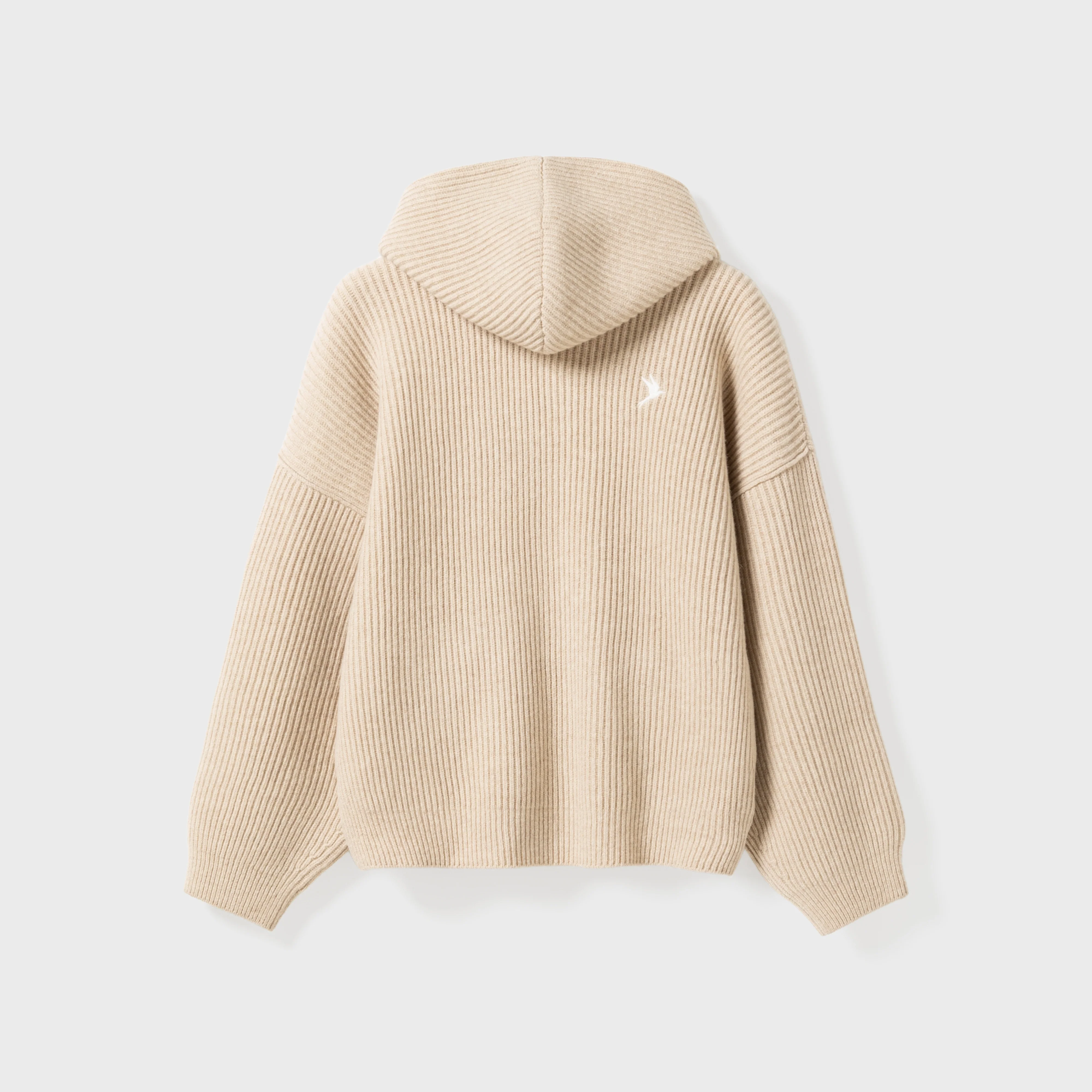 Vonarstræti Zipped Wool Hoodie - Image 12